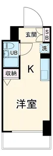 ヴァンハウス吉野町【604号室】の間取り