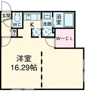 ZESTY松陰神社【4階】の間取り