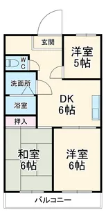 弘明寺パークコート【2階】の間取り