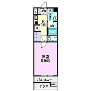 ジュエルズコート【1階】の間取り
