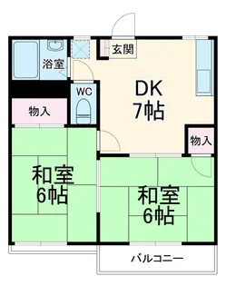 アーバン内田【2階】の間取り