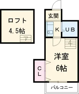 FOUR GREEN JOTO【2階】の間取り
