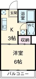 ウィンディア音羽B【1階】の間取り