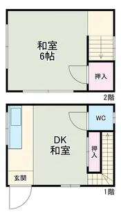 イチバハイツ【1階】の間取り