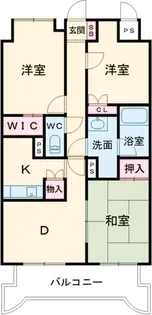 グランスクエア赤塚【4階】の間取り