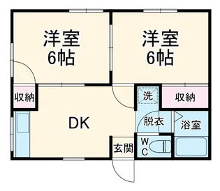 サンモアード【1階】の間取り