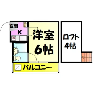 ノーリーズン新検見川【2階】の間取り