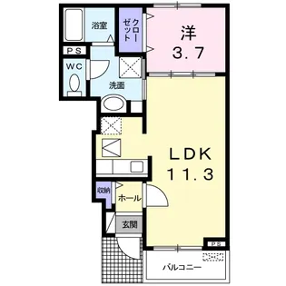 インプレス【1階】の間取り