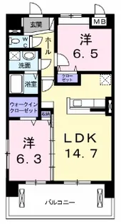 ティエラ フェリス【4階】の間取り