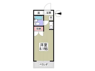 リュミエ本厚木【116号室】の間取り