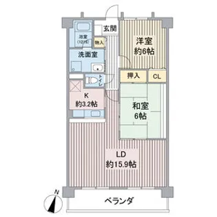 グランドメゾン熊野【3階】の間取り