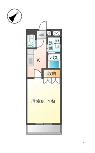 サンハイム・河口【2階】の間取り