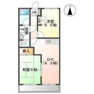 グランドパレス松井【1階】の間取り