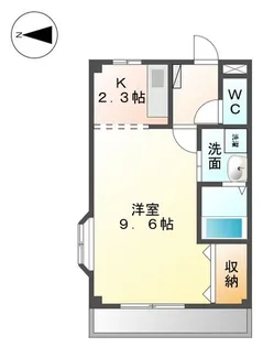 サンライズ山木【4階】の間取り