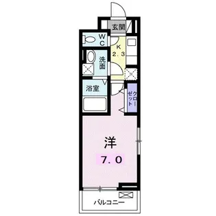 Mahana【2階】の間取り