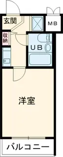 ライオンズテラス武蔵小金井【218号室】の間取り