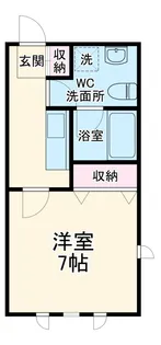 ステップ山水【1階】の間取り