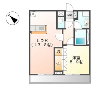 アルノ【2階】の間取り