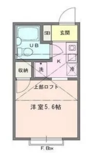 ラ・フォンテ山下【201号室】の間取り