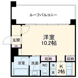 OZ−COURT【4階】の間取り