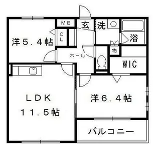 テグレビアンコ【3階】の間取り