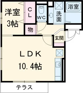 ラメゾンピック和泉中央【2階】の間取り