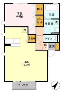 アグライア アリッサ A【2階】の間取り