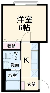 ウエストガーデン大場【3階】の間取り