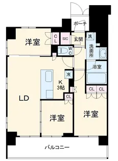 サムティレジデンス藤が丘【312号室】の間取り