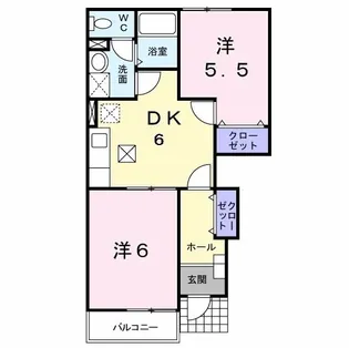 エレガンスヴィラⅡ【1階】の間取り