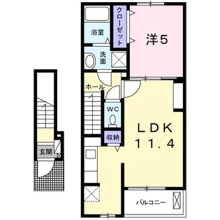 Planetario【2階】の間取り