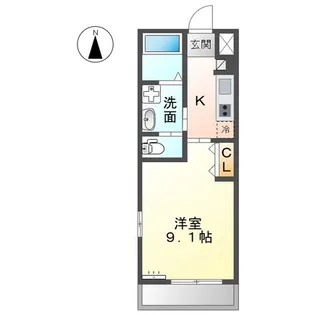 シエスタ【1階】の間取り
