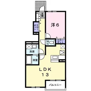 メゾン・ド・ジュネス【1階】の間取り