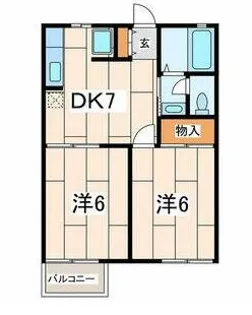 グレイスハイツ【1階】の間取り