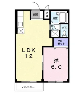 エトワール匠【1階】の間取り