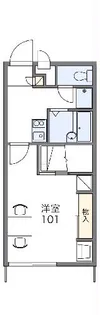 レオパレスライラック【1階】の間取り