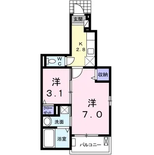 Rainbow Sky z【1階】の間取り