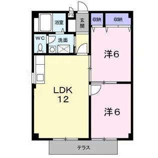 ウィステリアⅠ【1階】の間取り