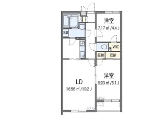 クレイノファミリア【2階】の間取り