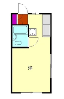 キャッスルエトウB【101号室】の間取り