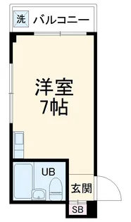 ベルメゾン弘明寺【302号室】の間取り