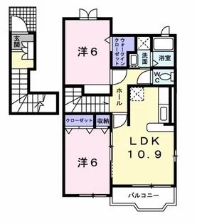 サニーヒル【2階】の間取り