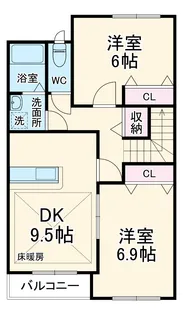 アランテ【2階】の間取り