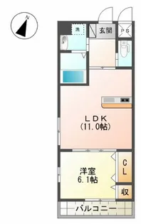 アオイリオーサ【2階】の間取り