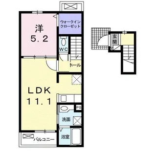 イチカ ガーデン【2階】の間取り