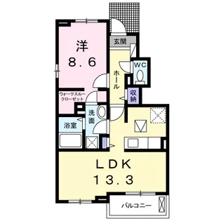 アリエッタⅡ【1階】の間取り