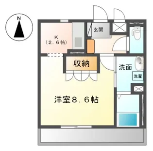 エスポワール(Espoir)【2階】の間取り