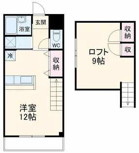 シェラトンイトウ【2階】の間取り