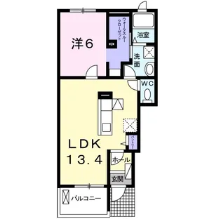 セレーナA【1階】の間取り