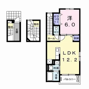 セリシールA【3階】の間取り